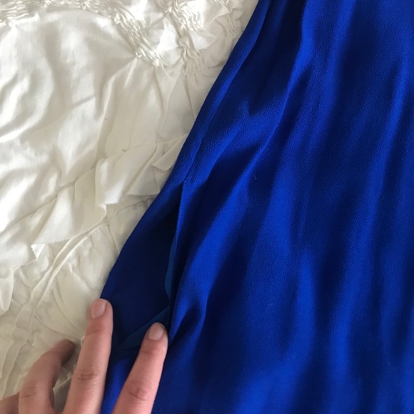 MADEWELL cobalt blue boho dress with pockets! - Picture 4 of 5